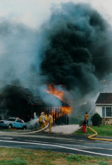 Garage Fire on Commerce Street.