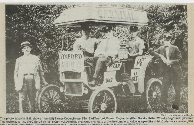 A newspaper clipping from 1925 regarding the Carnival.