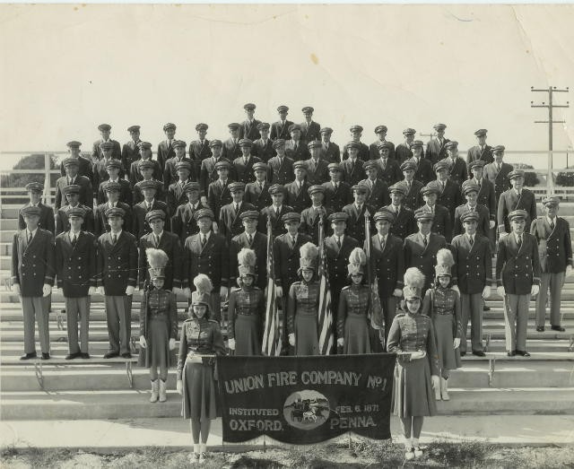 The marching band in 1949.