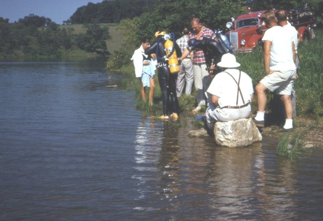 Dive Team training in the Octorara.