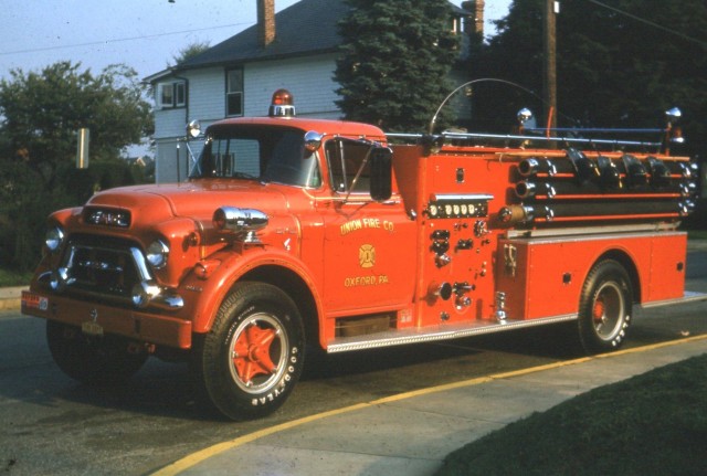 Engine 21-4 parked along North 4th Street.