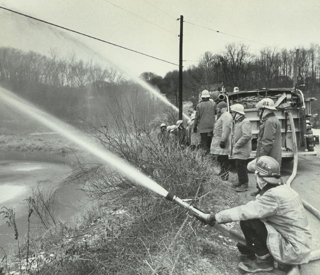 Pump training on Jackson School Road.