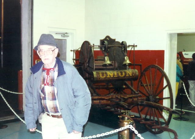 Milt Gallagher during an event for the 125th Anniversary in 1996.