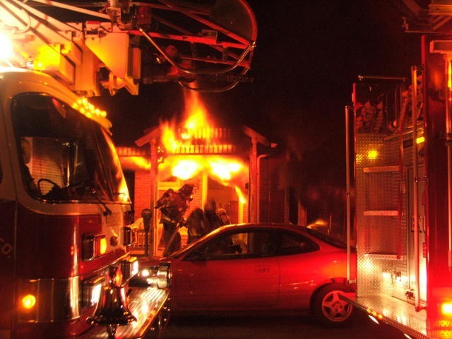 Market Street house fire.