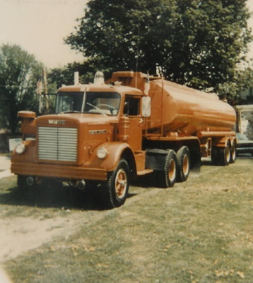 1969 White Tractor - 7000 gallon Fruehauf Trailer 