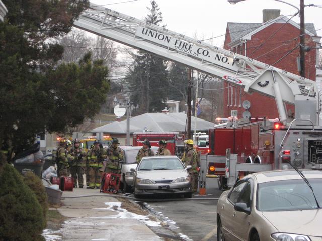 Building Fire on South Fourth Street - Union Fire Company No. 1
